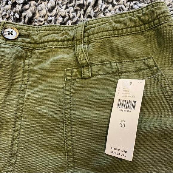 Anthropologie Cargo Pants NWT Size 30 Mid Rise - Picture 3 of 5